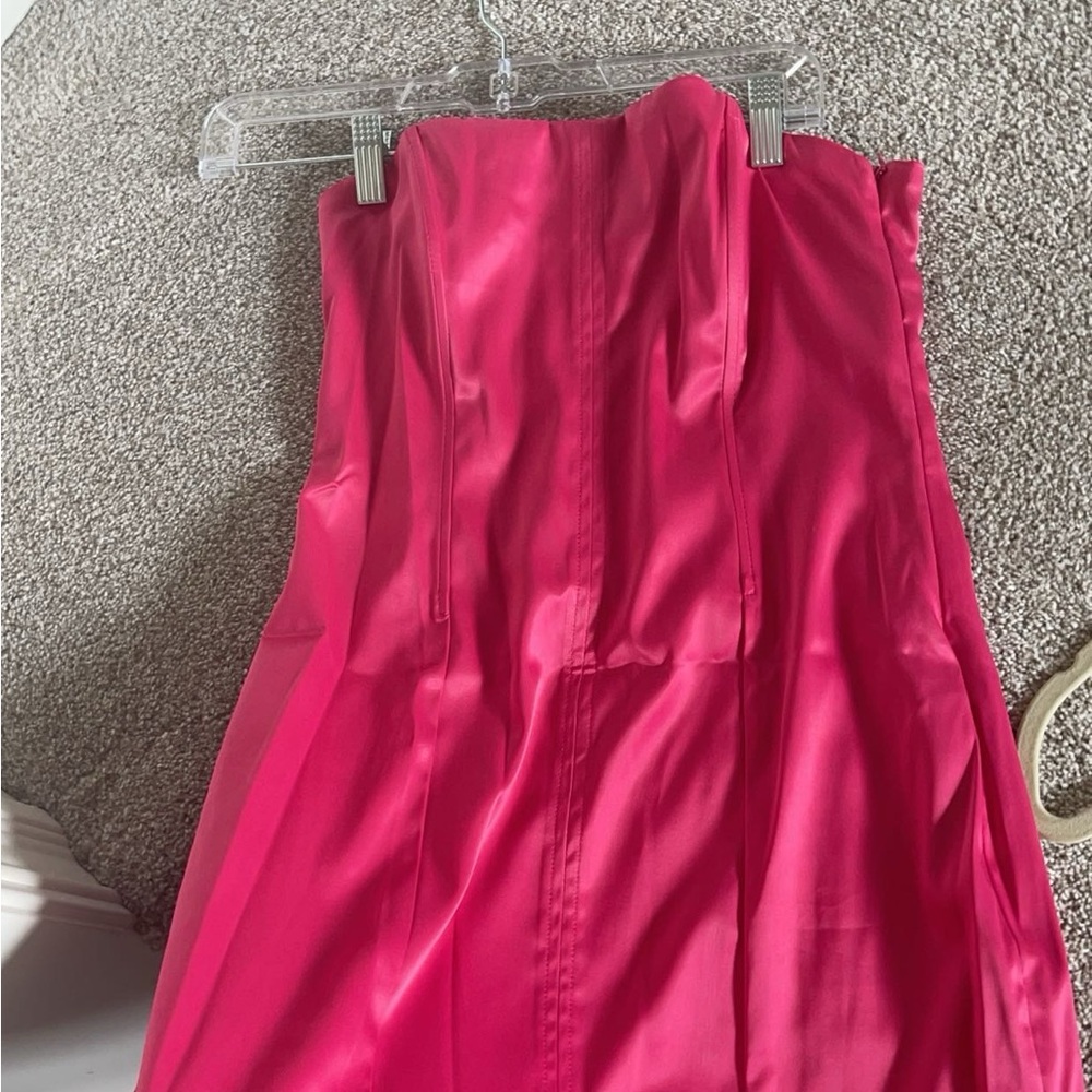 Pink mini tight dress